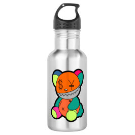 Colorful bear edelstahlflasche