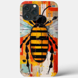 Colorful Bee Art Print Honeybee Wall Case-Mate iPhone Hülle