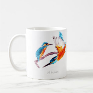Colorful Bird Art Kingfischarts Kaffeetasse