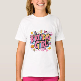 Colorful Birthday Girl Shirt – Perfect Party Tee 