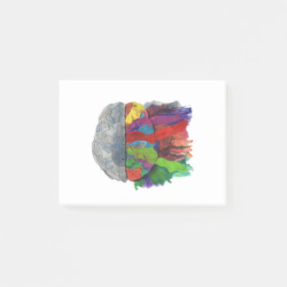 Colorful Brain Post-it Klebezettel
