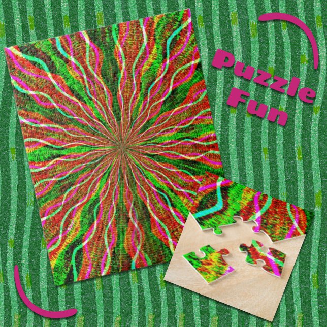 Colorful Bright Burst Challenger Retro Puzzle (Créateur téléchargé)