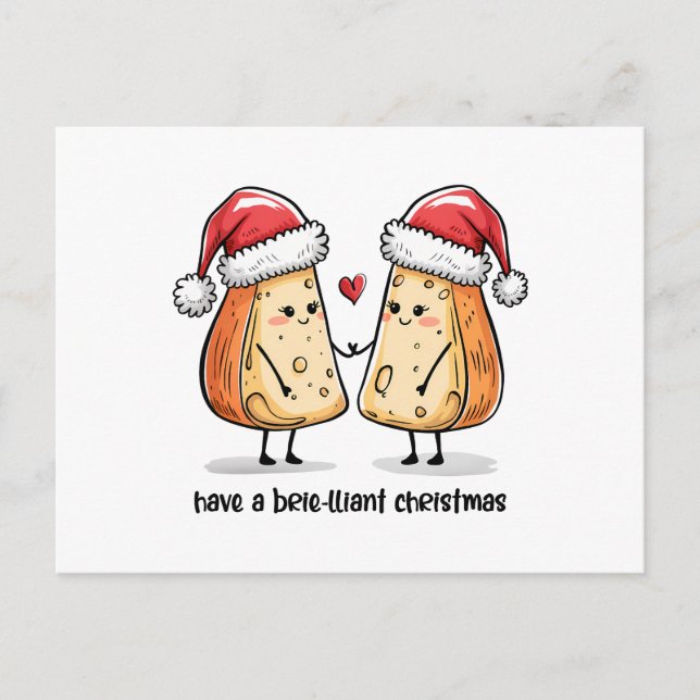 Colorful Brilliant Christmas Postkarte (Vorderseite)