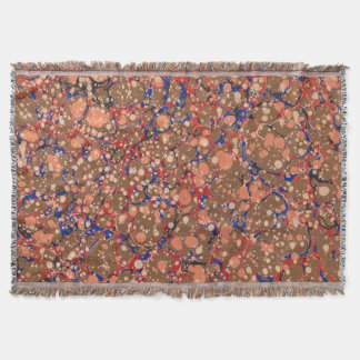 colorful bubbles print decke