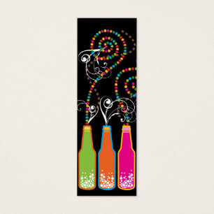 Colorful Bubbly Célébrations Mariage Favor Tags