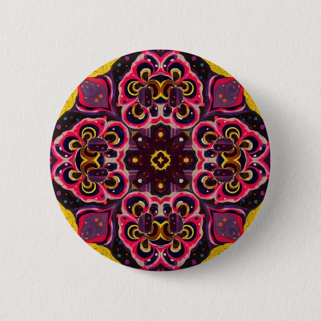 colorful button kaleidoscopic design (Vorderseite)