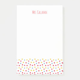 Colorful Buttons Notes Post-it Klebezettel