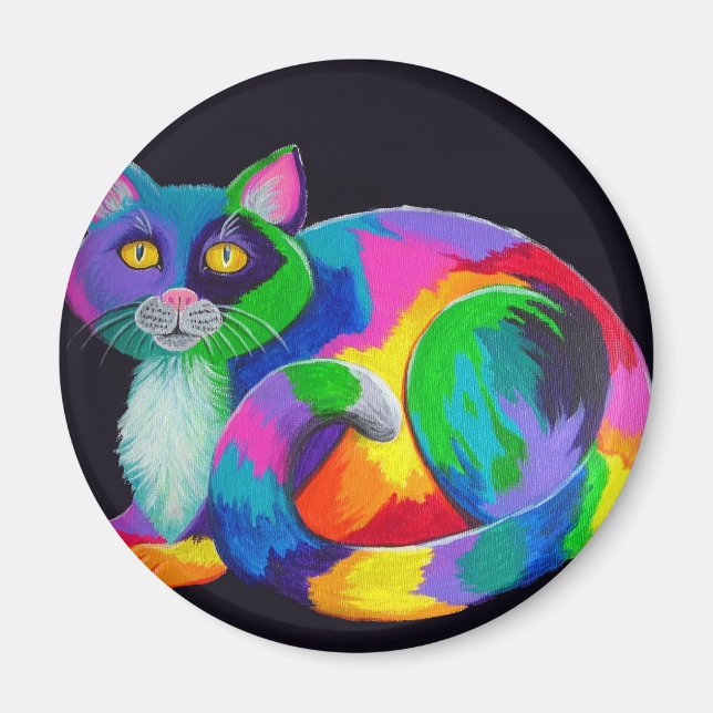 Colorful Calico Magnet (Vorne)