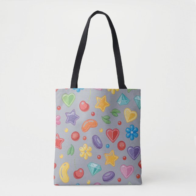 "Colorful Candy Star Shoulding Tasche (Vorderseite)