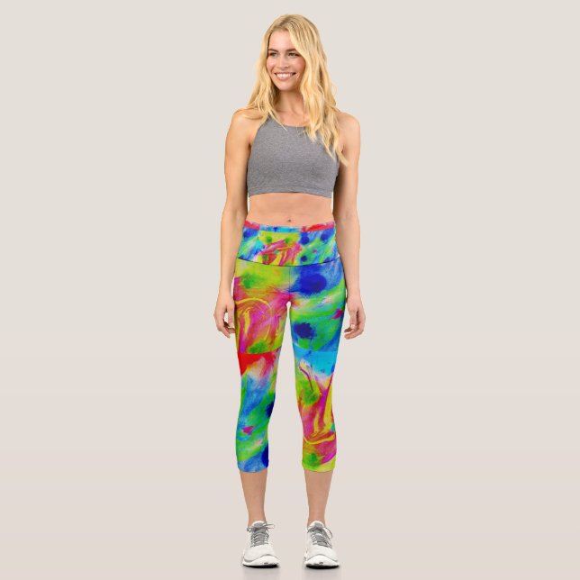 Colorful Capri Leggings (Vorderseite)