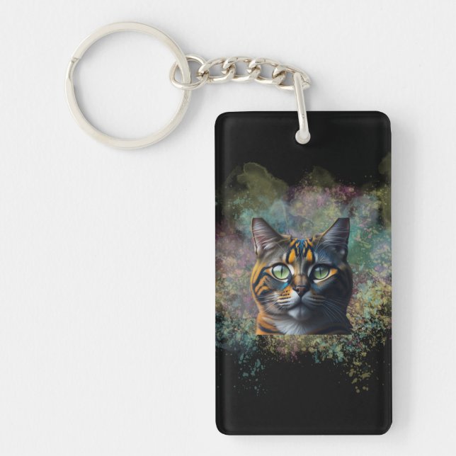 Colorful Cat Art Design (Devant)