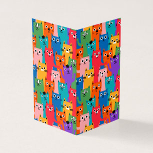 Colorful cats