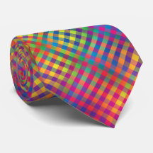 Colorful Checker Abstract Pattern