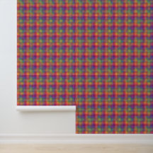 Colorful Checker Abstract Pattern