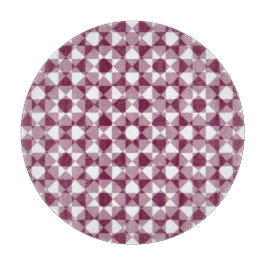 Colorful Checker Diamond Plaid Pattern Schneidebrett