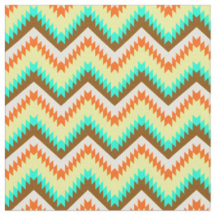 Colorful Chevrons Zig Zag Stoff