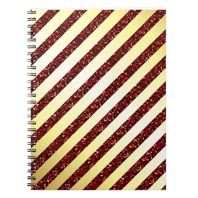 Colorful Christmas Notebook – Festive Winter Desig Notizblock (Vorderseite)