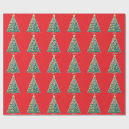 Colorful Christmas Tree Geschenkpapier
