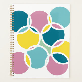 Colorful Circle Design – Fun Geometric Print Planer