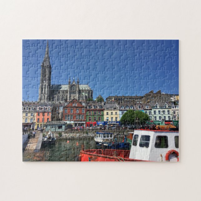 Colorful Cobh Harbour (Irland) Puzzle (Horizontal)