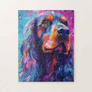 Colorful Cocker Spaniel