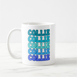 Colorful Collie Tasse