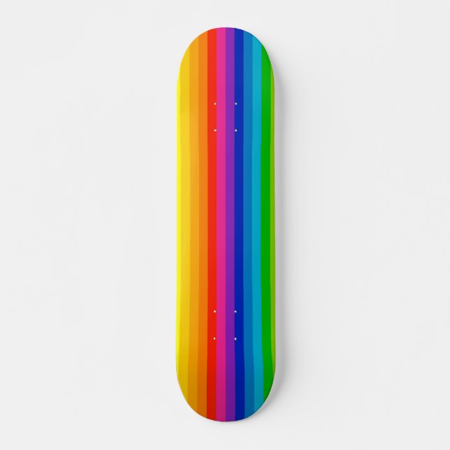 Colorful Color Wheel Skateboard (Vorne)