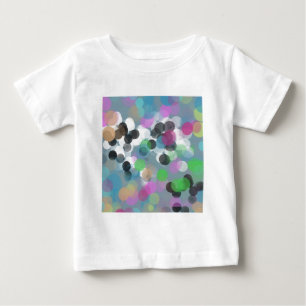 Colorful Confetti Bokeh Dots Baby T-shirt