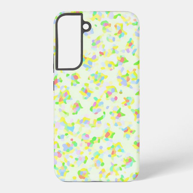 Colorful Confetti Pattern – Playful Abstract Samsung Galaxy Hülle (Rückseite)