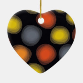 Colorful, cool, modern, trendy flower abstraction keramik ornament