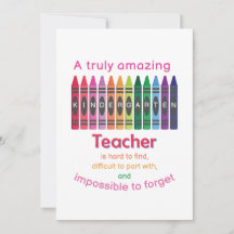Colorful Crayon / Kindergarten Lehrerbewertung