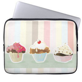 colorful cupcake laptopschutzhülle