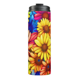 Colorful Daisies #42 - Thermosbecher