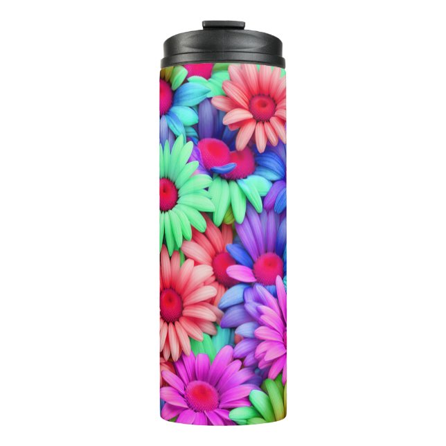 Colorful Daisies #49 - Thermosbecher (Vorderseite)