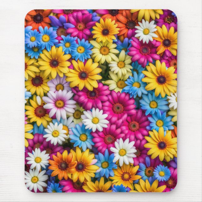 Colorful Daisies #55 - Mousepad (Vorne)