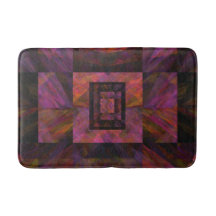 Colorful Dark Galaxy Of Blocks Abstract Artwork