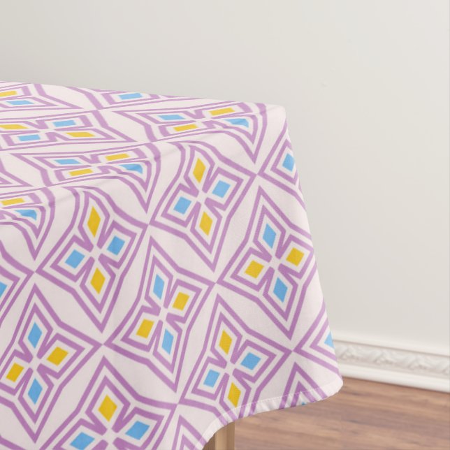 Colorful Diamonds Pattern Tablecloth Tischdecke (Beispiel)