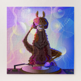 Colorful Dj Llama