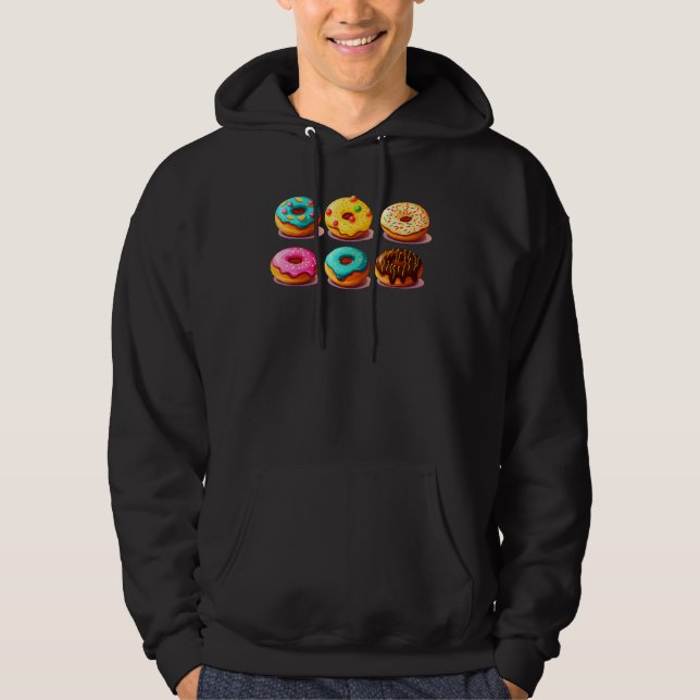 Colorful Donuts Hoodie (Vorderseite)