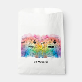 Colorful Doodle Eid Geschenktütchen