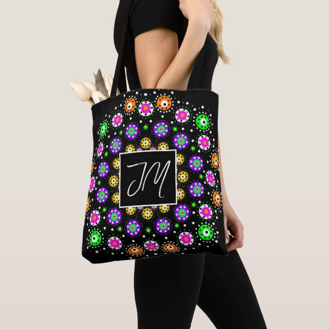 Colorful Dot Mandala Tasche (Von Nahem)