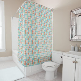 Colorful Dots Pattern Shower Curtain Duschvorhang