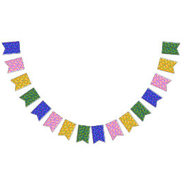 Colorful Dots Wimpelkette