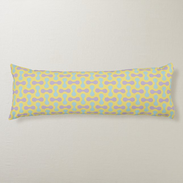 Colorful Double Bubble Pattern Body Pillow Seitenschläferkissen (Vorderseite)