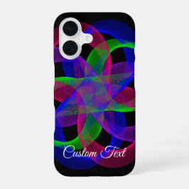 Colorful Double Loop Geometric iPhone 16 Case iPhone 16 Hülle