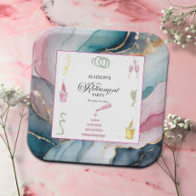 Colorful Drinks and Bottles Retirement Party