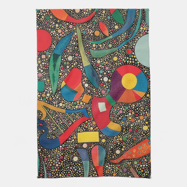 Colorful Ensemble von Wassily Kandinsky Geschirrtuch (Vertikal)