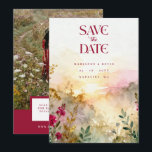 Colorful Exquisite Wildflowers Field Wedding Photo Save The Date<br><div class="desc">Colorful Exquisite Wildflowers Field with Glitter Effect Save the Date Card Design with Back Photo & Modern QR Code. Colorful Exquisite Wildflowers Field with Glitter Effect Save the Date Card. This Save the Date card stands out for its lush composition of wildflowers, enhanced with a delicate glitter effect that adds...</div>