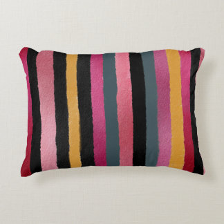 Colorful Farmhouse Stripes Dekokissen