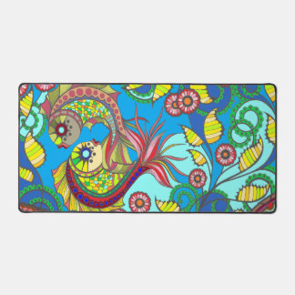 Colorful Fish & Floral Art Design